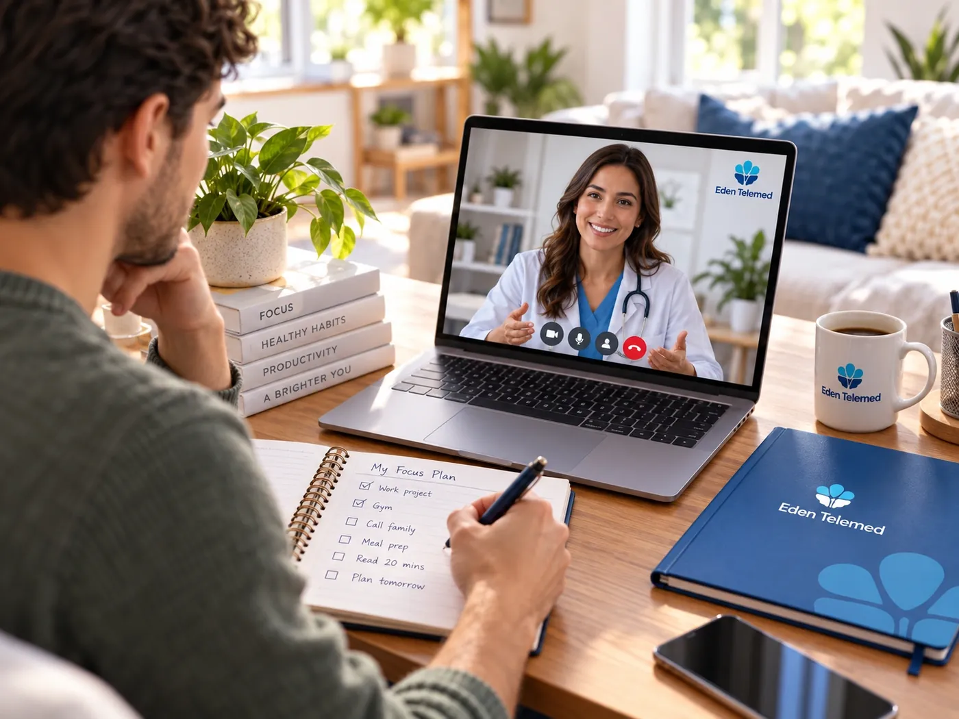 Patient choosing Eden Telemed for an ADHD consultation in Quebec